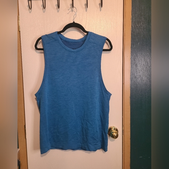 lululemon athletica Other - 227 lululemon Mens Sleeveless Blue Top